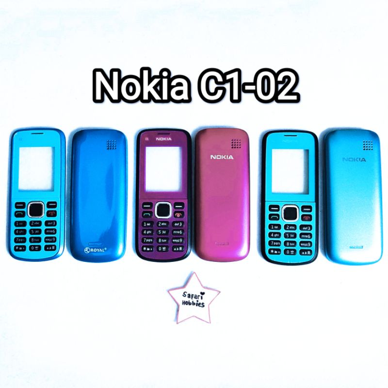 Cassing Nokia C1-02 Depan Belakang