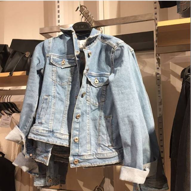 jaket jeans bershka