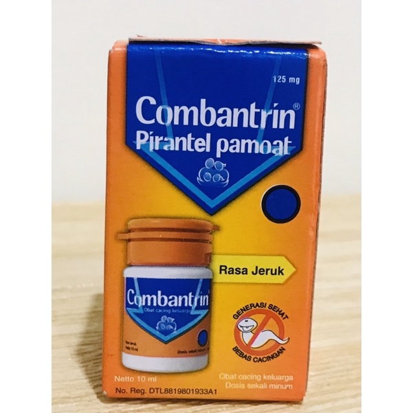 Combantrin Susp/Syrup Rasa Jeruk 10ml | Obat Cacing Anak