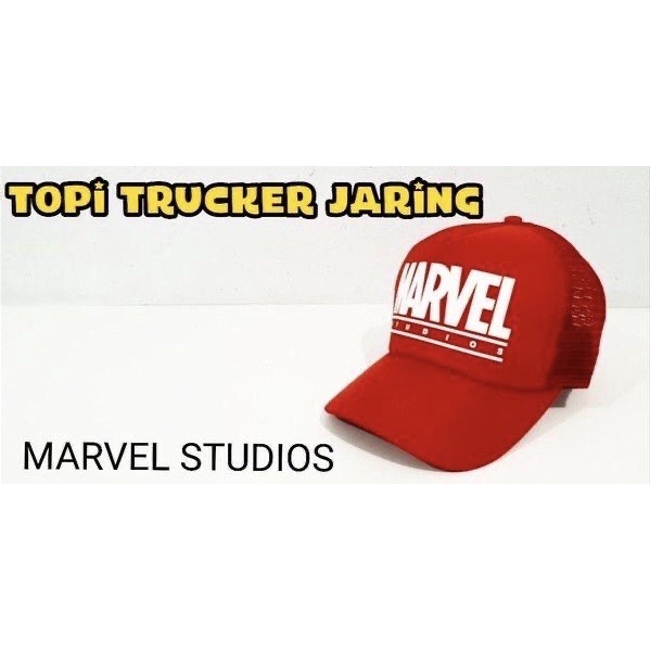 Topi Trucker MARVEL STUDIOS - MERAH