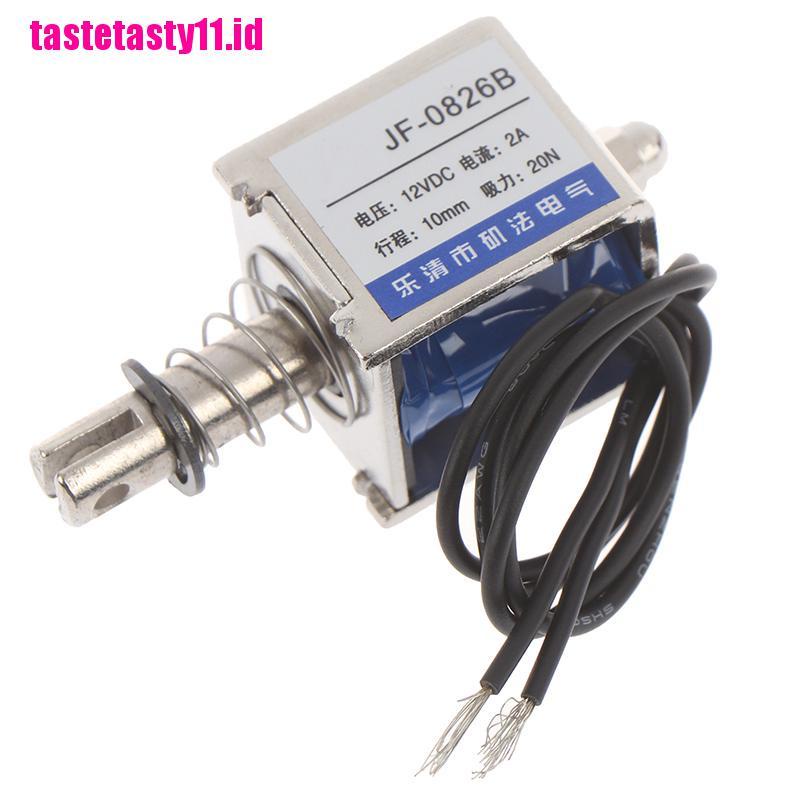 (TTID) Jf-0826b solenoid 12V / 2A 10mm 20N Tipe push pull