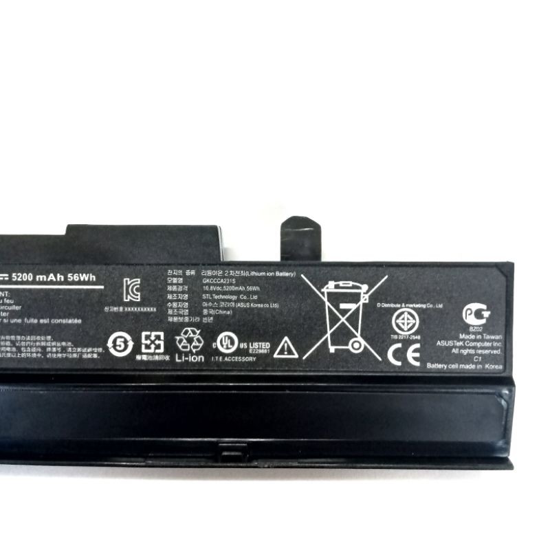 Baterai Laptop Asus Eee PC 1015 1015P 1015PN 1015PEM 1015T 1215 1016 1016P 1215 1215N A32-1015