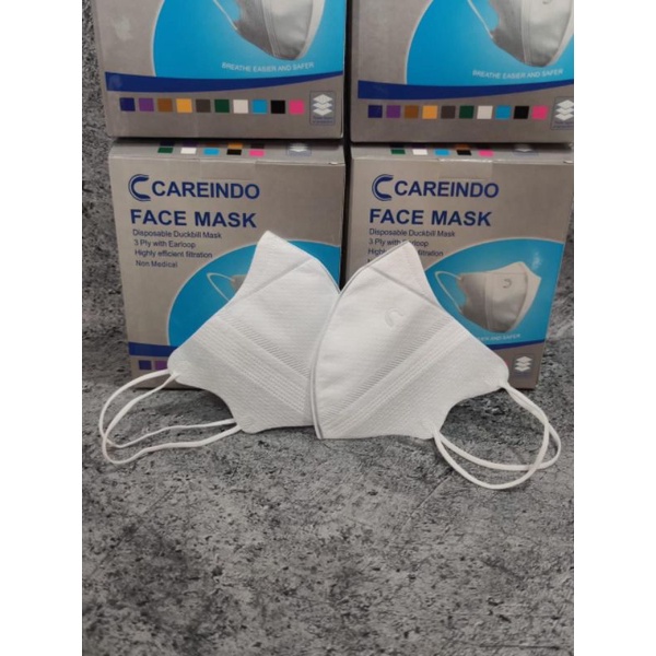 masker duckbill careindo embos murah