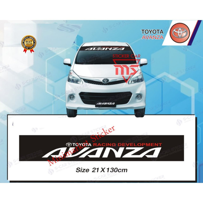 stiker toyota avanza kaca blok hitam dopp sticker mobil avanza Elegan
