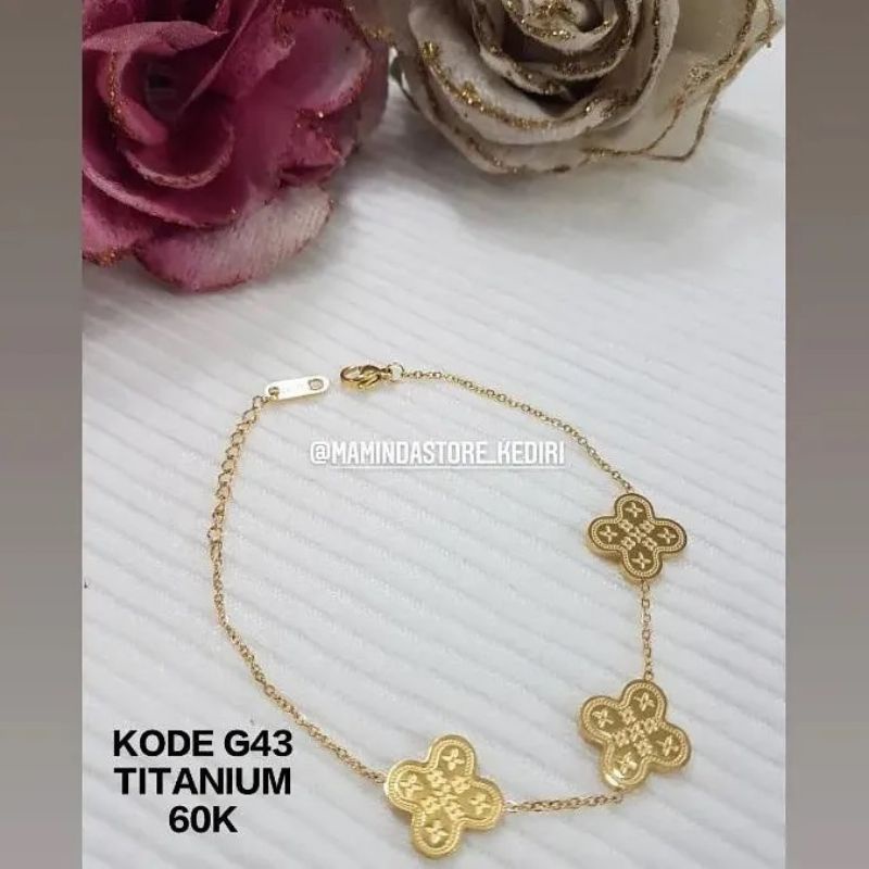 Gelang Rantai Wanita Titanium 100%