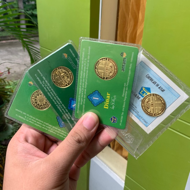 ✅COD ONLY✅ Koin Dinar Antam 4.25 Gram 22 Karat Logam Mulia LM Sertifikat