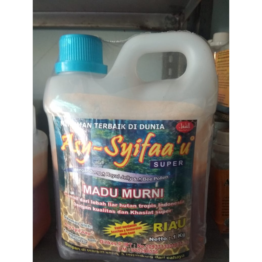 

MADU HUTAN SUMATRA RIAU ASY SYIFAAU 1 KG PLUS BEE POLEN