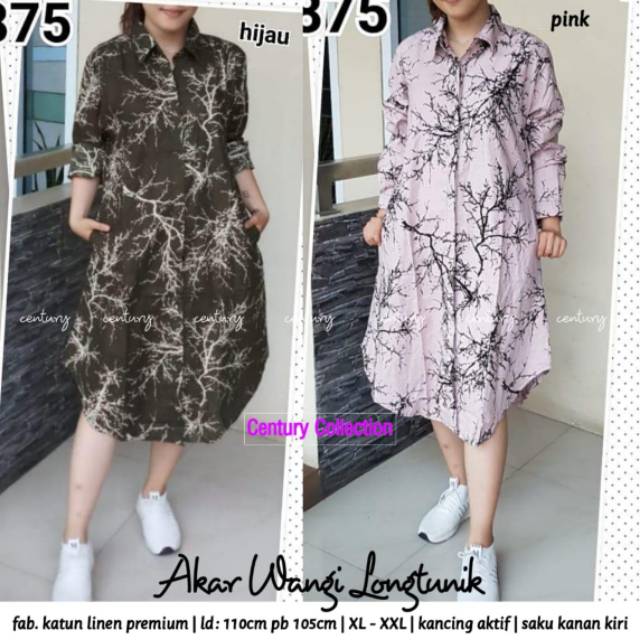 AKAR WANGI LONG TUNIK by CENTURY COLLECTION
