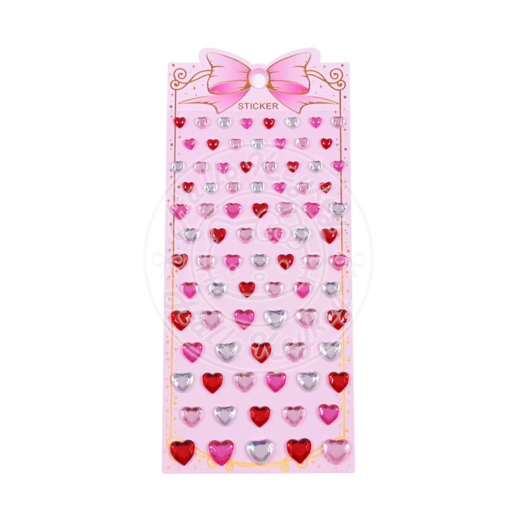 

stiker deco love heart blink mix