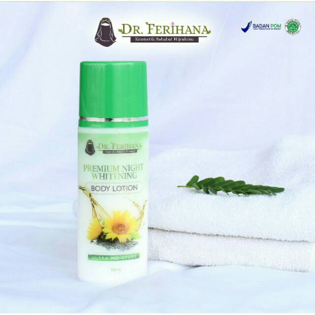 PREMIUM NIGHT WHITENING BODY LOTION DR. FERIHANA