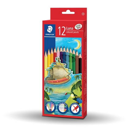 

Staedtler Luna Coloured Pensil 136 Panjang - Isi 12 Pcs