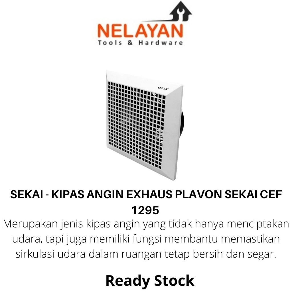 KIPAS ANGIN EXHAUS PLAVON SEKAI CEF 1295