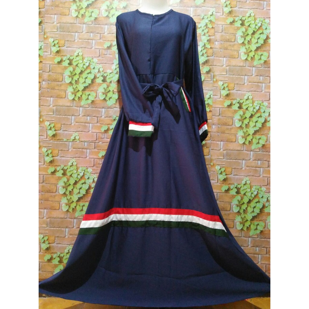 Gamis palestina warna palestine bendera palestin maxidress polos syari gaza khimar