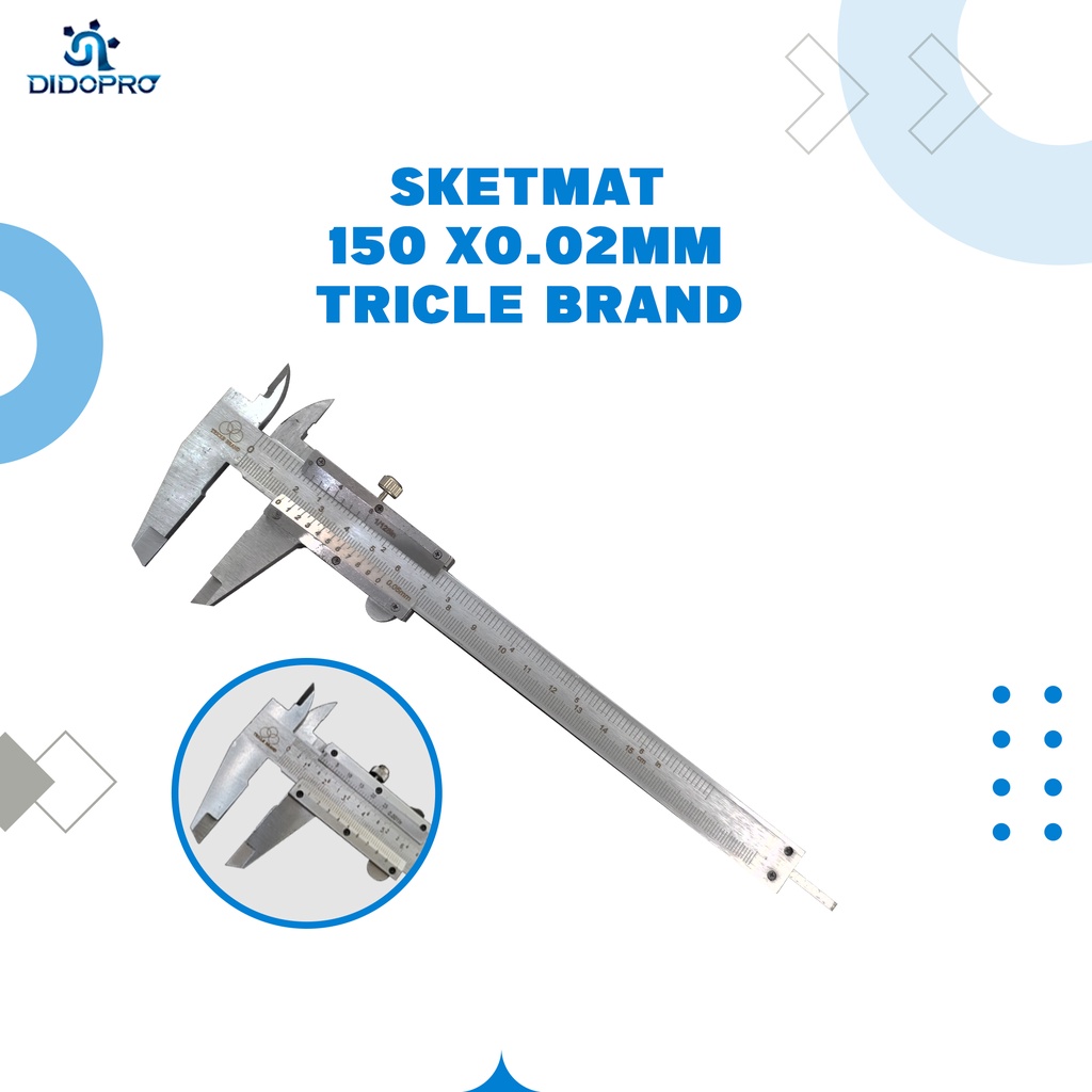 Vernier Caliper/ Sketmat / Sigmat / Jangka Sorong IDEKU / TRICLE BRAND