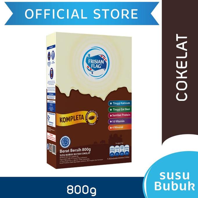 

Big Sale Frisian Flag Kompleta Susu Bubuk Keluarga Cokelat 800g Promo Awal tahun