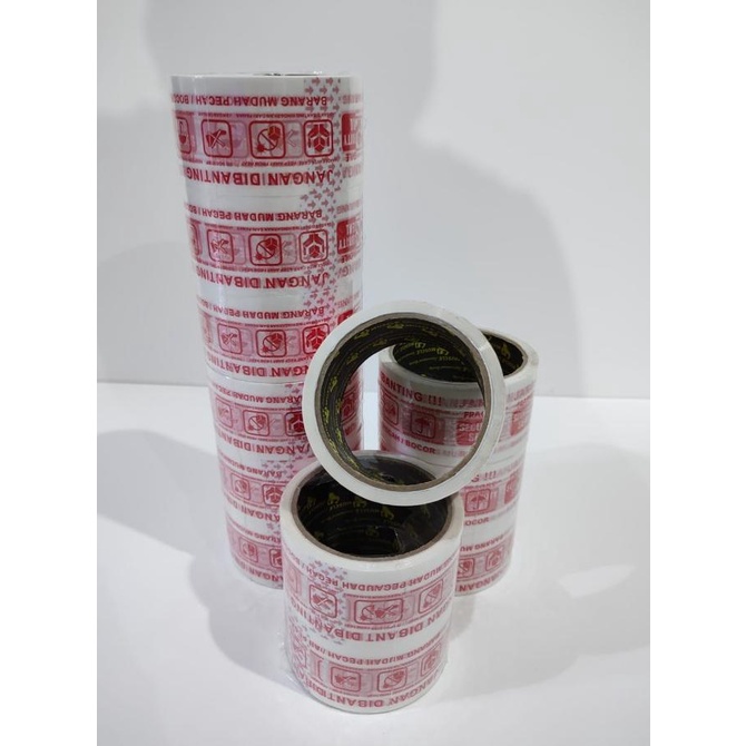 

Promo Awal tahun Lakban Fragile Jangan Di Banting 2" 50 yard - Muscle tape WARNA PUTIH Promo Awal tahun