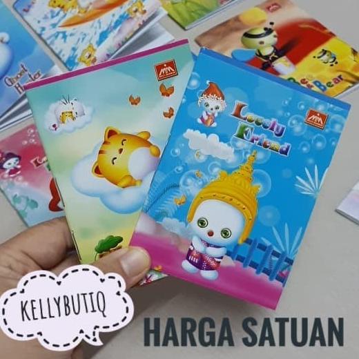 

jual Buku Tulis Mini Catatan Memo Notesbook Kecil Lucu Motif Acak