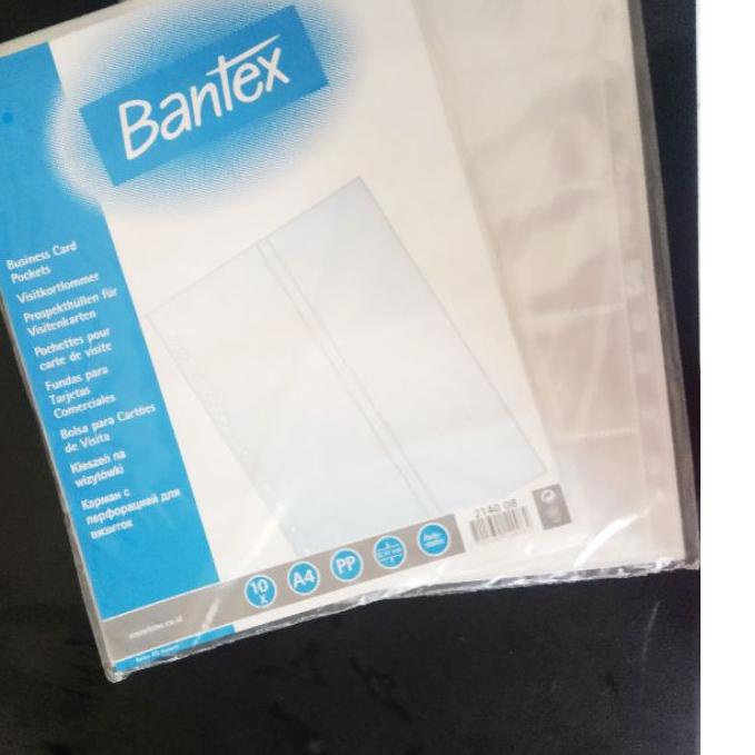 

Diskon!!Bantex 10p Collector Pocket Photocard Sleeve Name Card Organizer