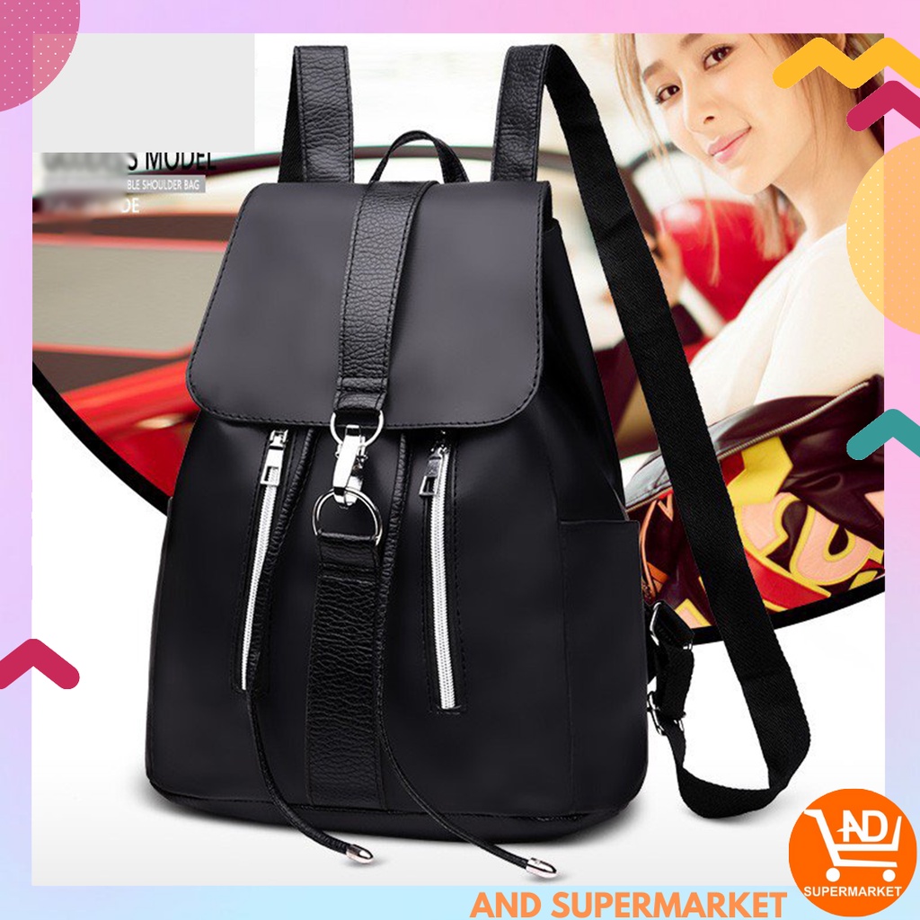 AND / COD / Tas Ransel Backpack Fashion Wanita Tas / Ransel Korea Tas Wanita Punggung Import Kantor Kerja Sekolah Kuliah Outdoor Trendy Fashion Style Travel Casual / tas laptop branded cewek kekinian ransel waistbag wanita impor model / T244