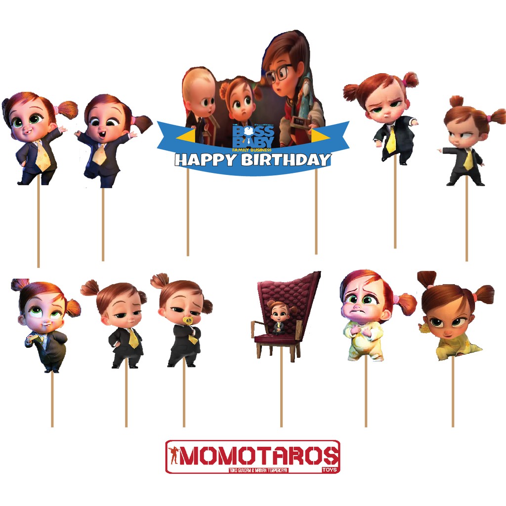 Topper Cake Tina Boss Baby set