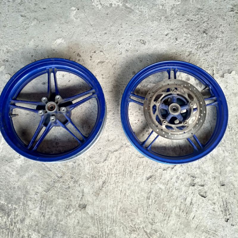 Velg Pelk Pelek Yamaha Mx King Vixion New Original Copotan Tapak Lebar