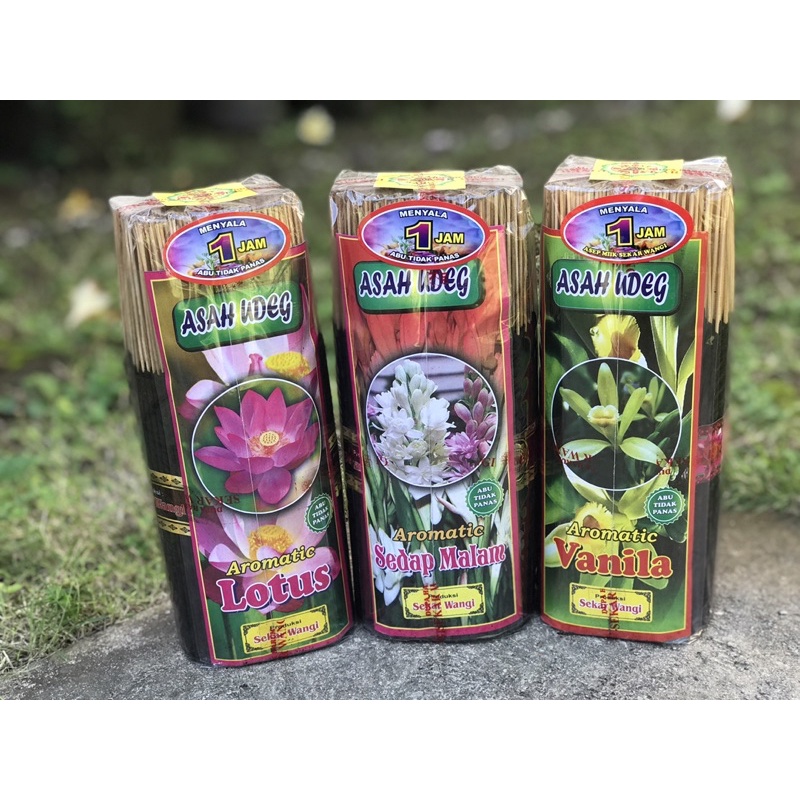 Asah Udeg 750grm - Stick 22cm Dupa Pendek untuk Aromatherapy Dupa Harum Abu Tidak Panas