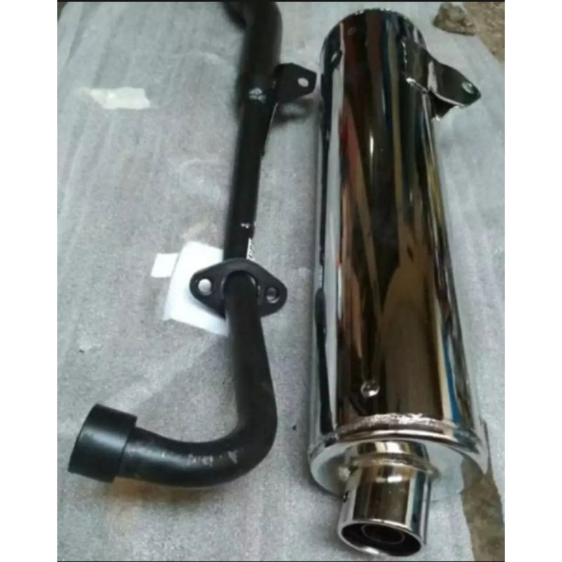 knalpot standar Supra X 125 New Batman - knalpot motor supra x 125 th 2008-2012