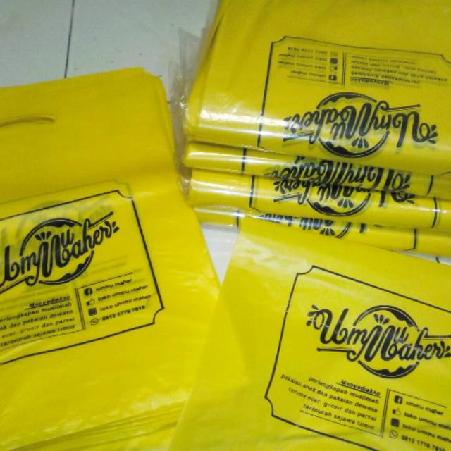 

Plastik hd plong sablon custom 30x40 isi sekitar 100 sablon