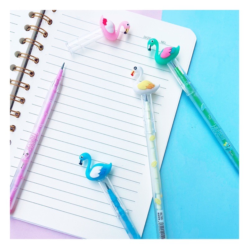 

Pensil susun flamingo