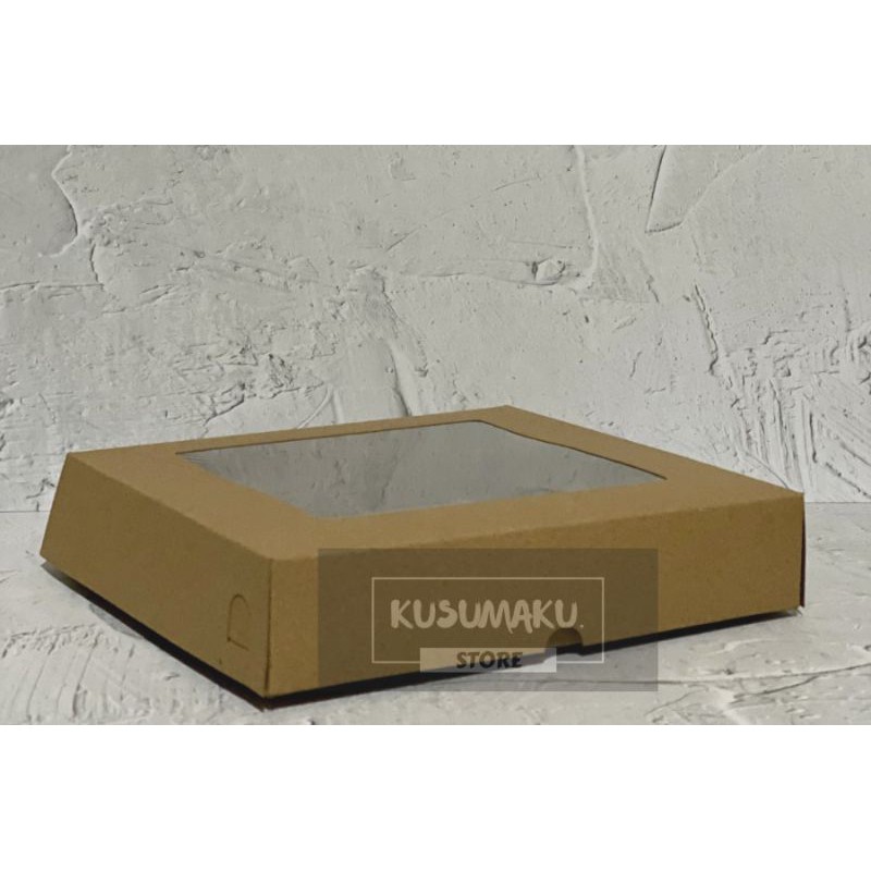 

Dus Pizza Kraft Laminasi 25x25x5// dus roti/ dus cookies