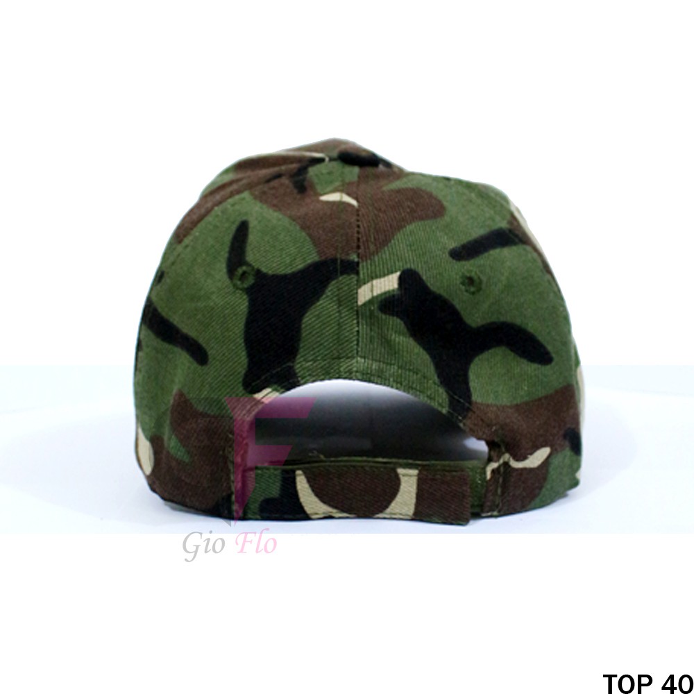 GIOFLO Topi Baseball Motif Loreng Trucker Army Camouflage Summer Hat Banyak Pilihan)