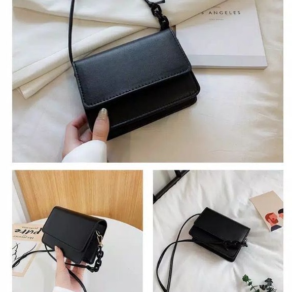 Bundara.id Ta-1142 Tas wanita selempang mini kotak satchel import