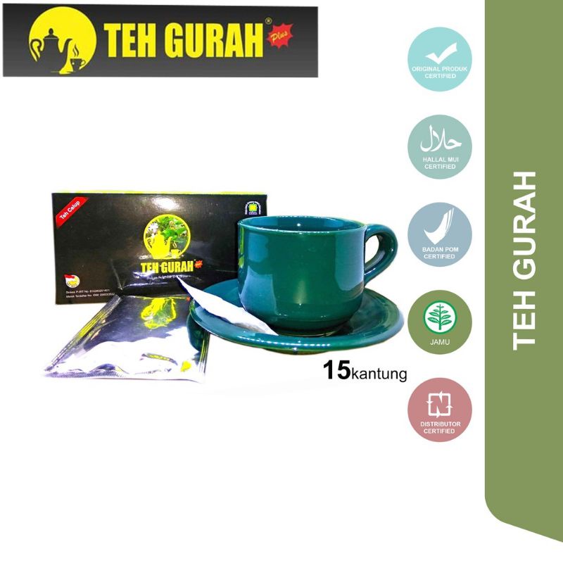 

TEH GURAH Teh Kesehatan - Membersihkan Sisa-Sisa Endapan Makanan 15 Celup