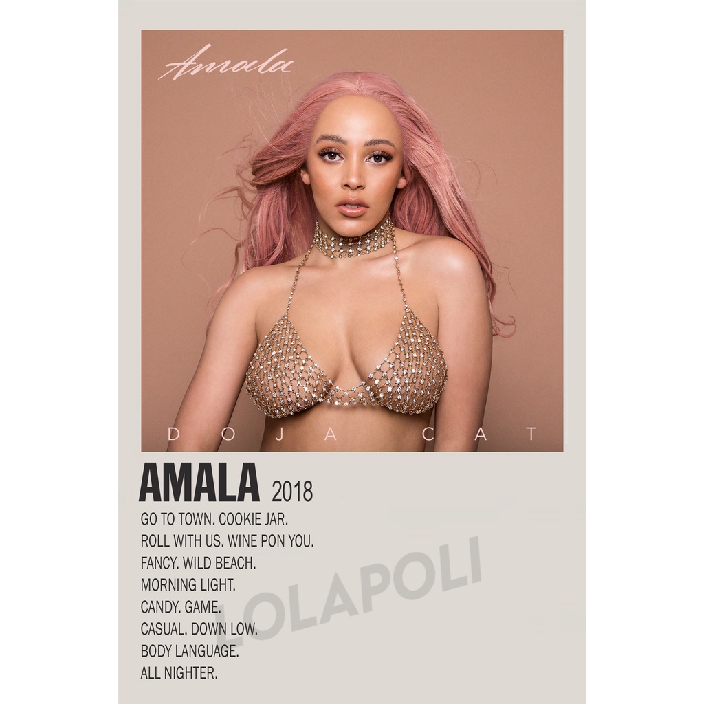 Poster Cover Album Amala - Doja Cat