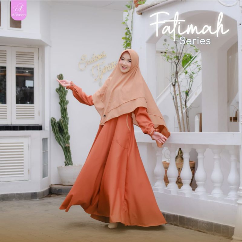 fatimah series gamis set syari