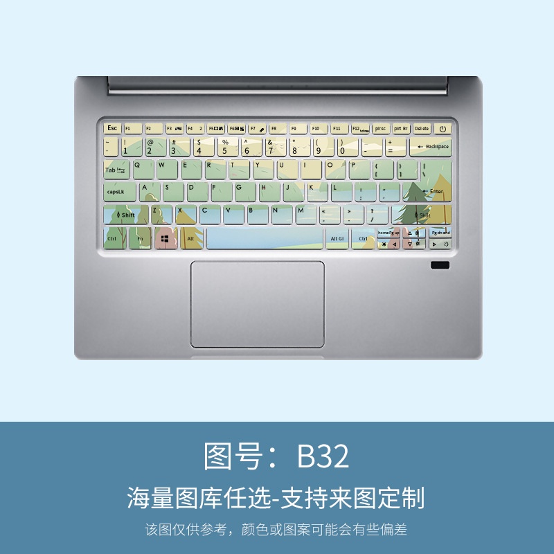 Film Pelindung Debu Keyboard Motif Kartun Bunga Untuk Acer Swift1 Swift3 SF113 Sf1114 A514 SF114-52G Film keyboard laptop