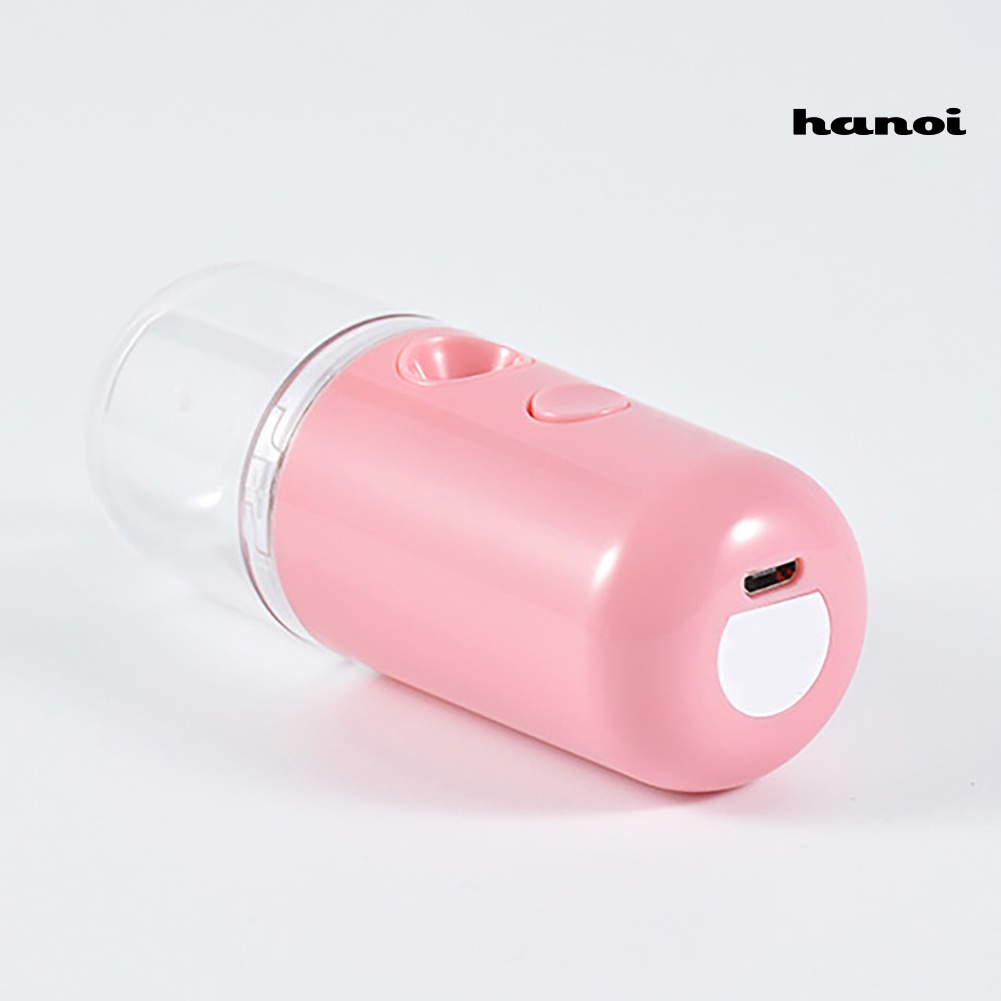 HQTM_30ml Rechargeable Mist Spray Handheld Facial Humidifier Moisturizing Air Diffuser