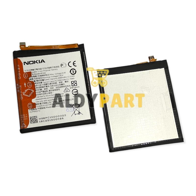 Baterai Battery Batre Nokia 6.1 Plus X6 | Nokia 5.1 Plus X5 HE342 ORIGINAL