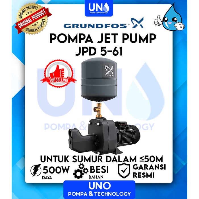 Pompa air Grundfos JPD 5-61 / D5