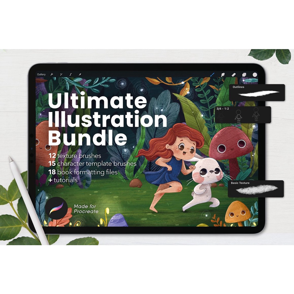 Procreate Brush - Ultimate Illustration Bundle Kit