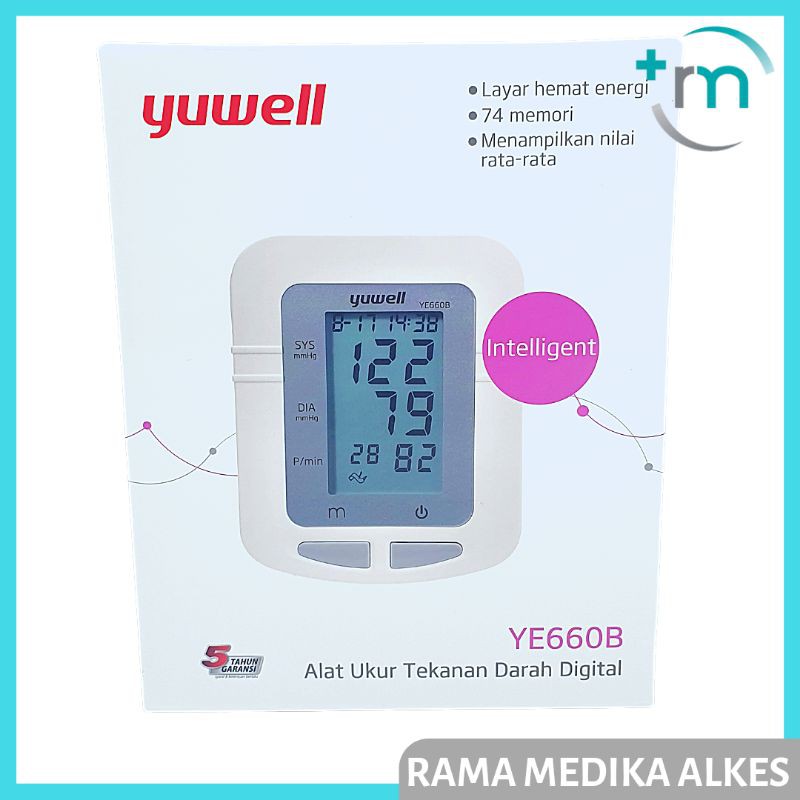 Original Tensimeter Digital YUWELL YE 660B Exp Baru