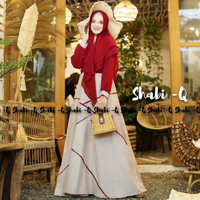 Dress Siena Syari Set Original By Shabi-Q