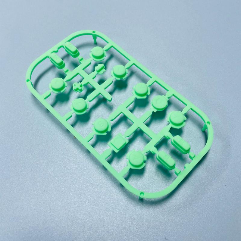 16pcs Tombol Pengganti Tekstur Matte Lembut Ramah Kulit Untuk Nintendo Switch Joycon