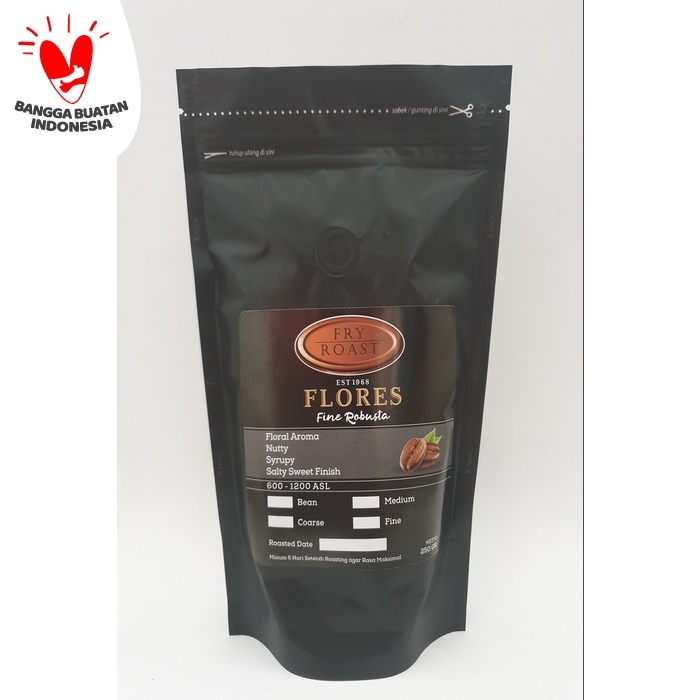 

t01thy Kopi Robusta Flores 250 Gram (Biji/Bubuk) - Biji Ds20X11