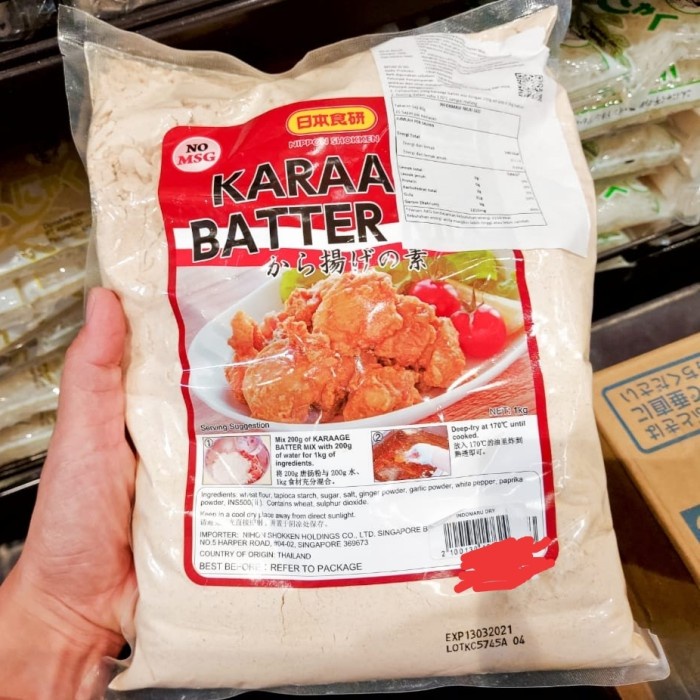 

BISA COD Nippon Shokken Karaage Batter mix flour 1kg tepung karage