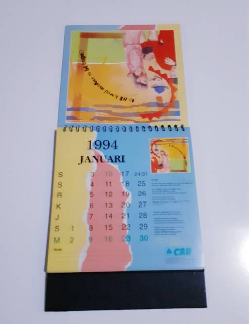 Tahun 1994 Koleksi Kalender Meja Jadul Shopee Indonesia