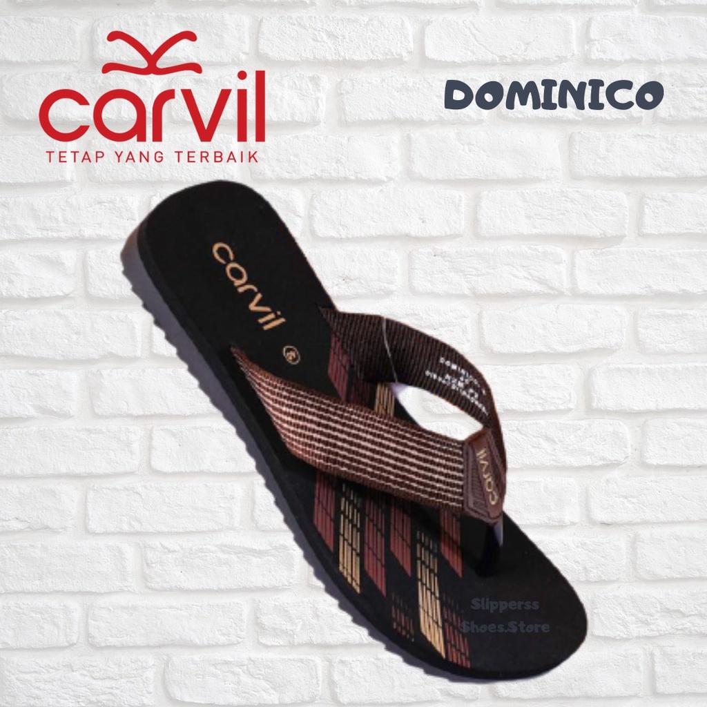 CARVIL DOMINICO/Sandal Carvil Jepit/sandal kasual/sandal karet/sandal pria/sandal wanita/sandal term