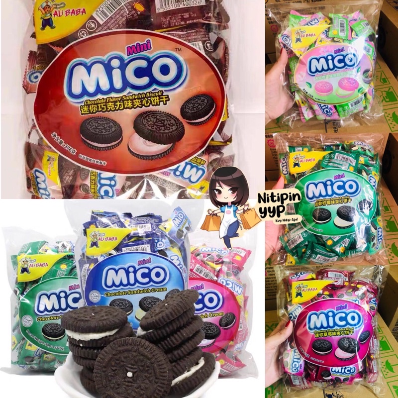 [HRG PER PCS] CoCo MiCo Macaron Sandwich Biscuit - MINI MACARON BISCUIT - Makaron Biskuit Mini LEZAT