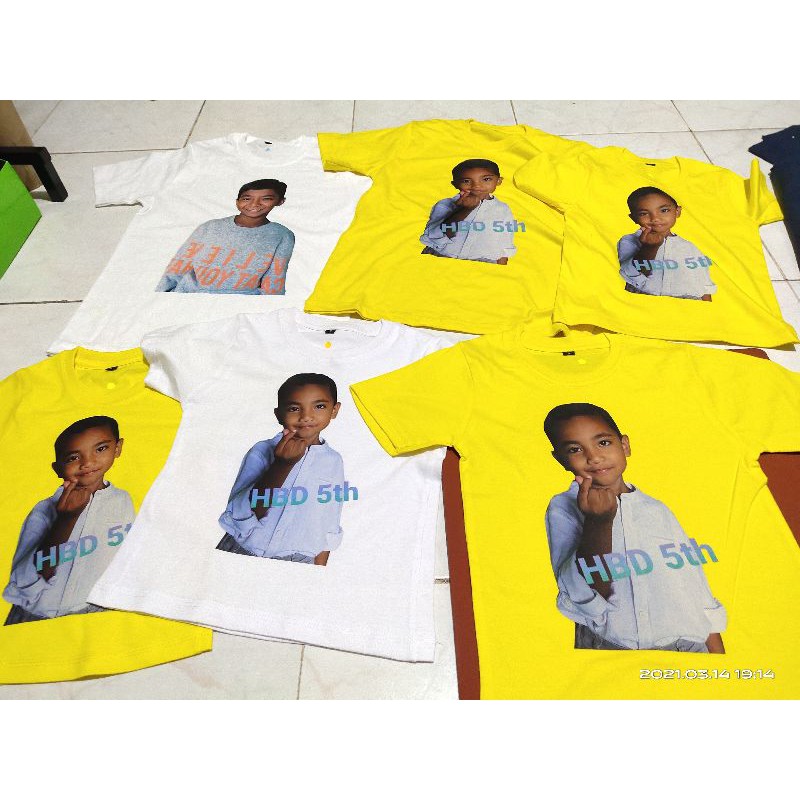 Cetak Kaos Sablon Foto | Custom