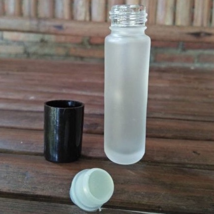 Botol kaca roll on wadah isi ulang parfum/minyak